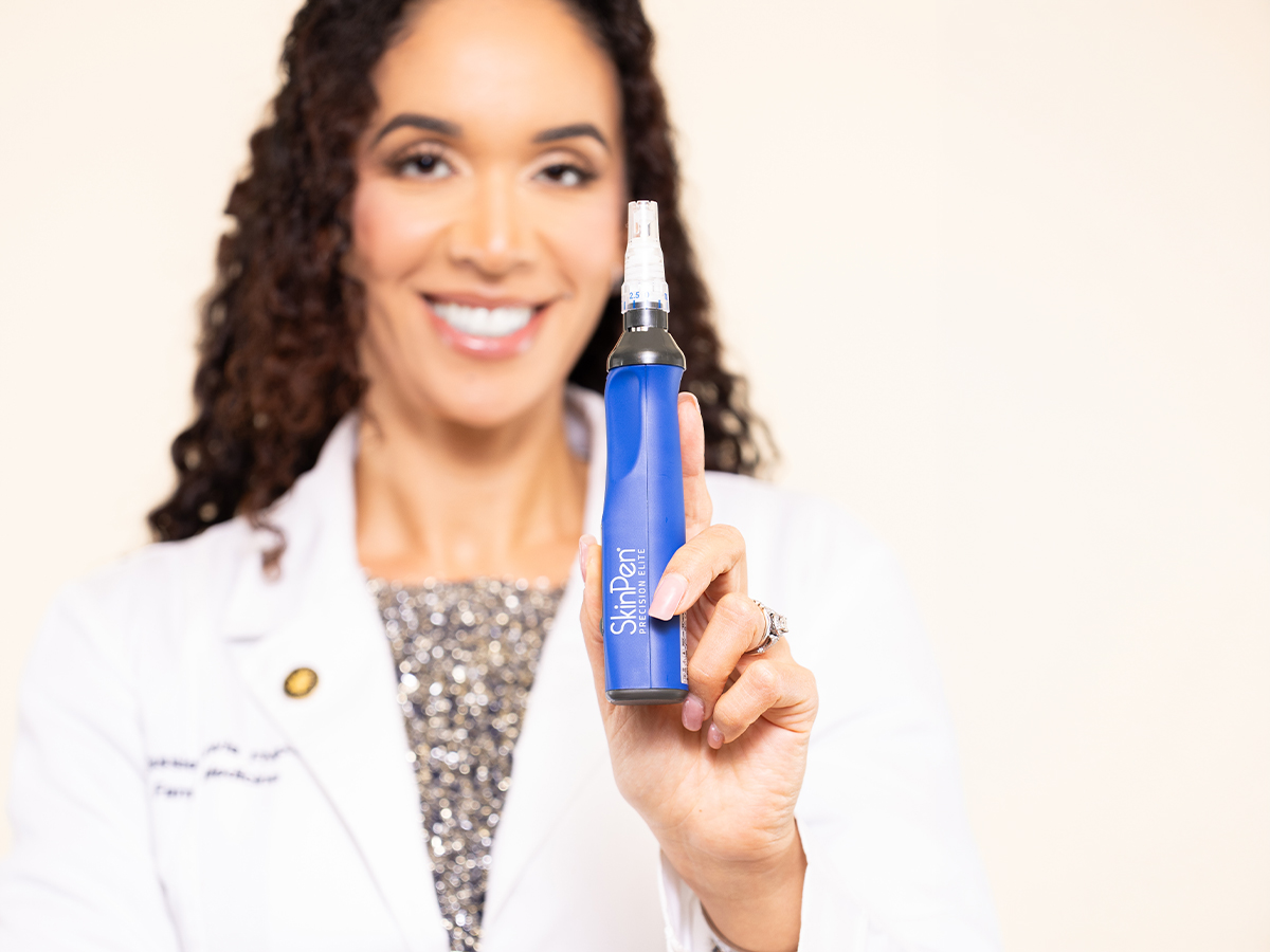 Microneedling before and after results at ZK Aesthetics Sacramento